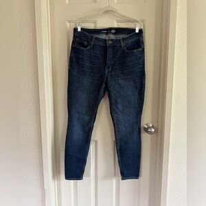 Old Navy Women's Dark Blue Skinny Jeans